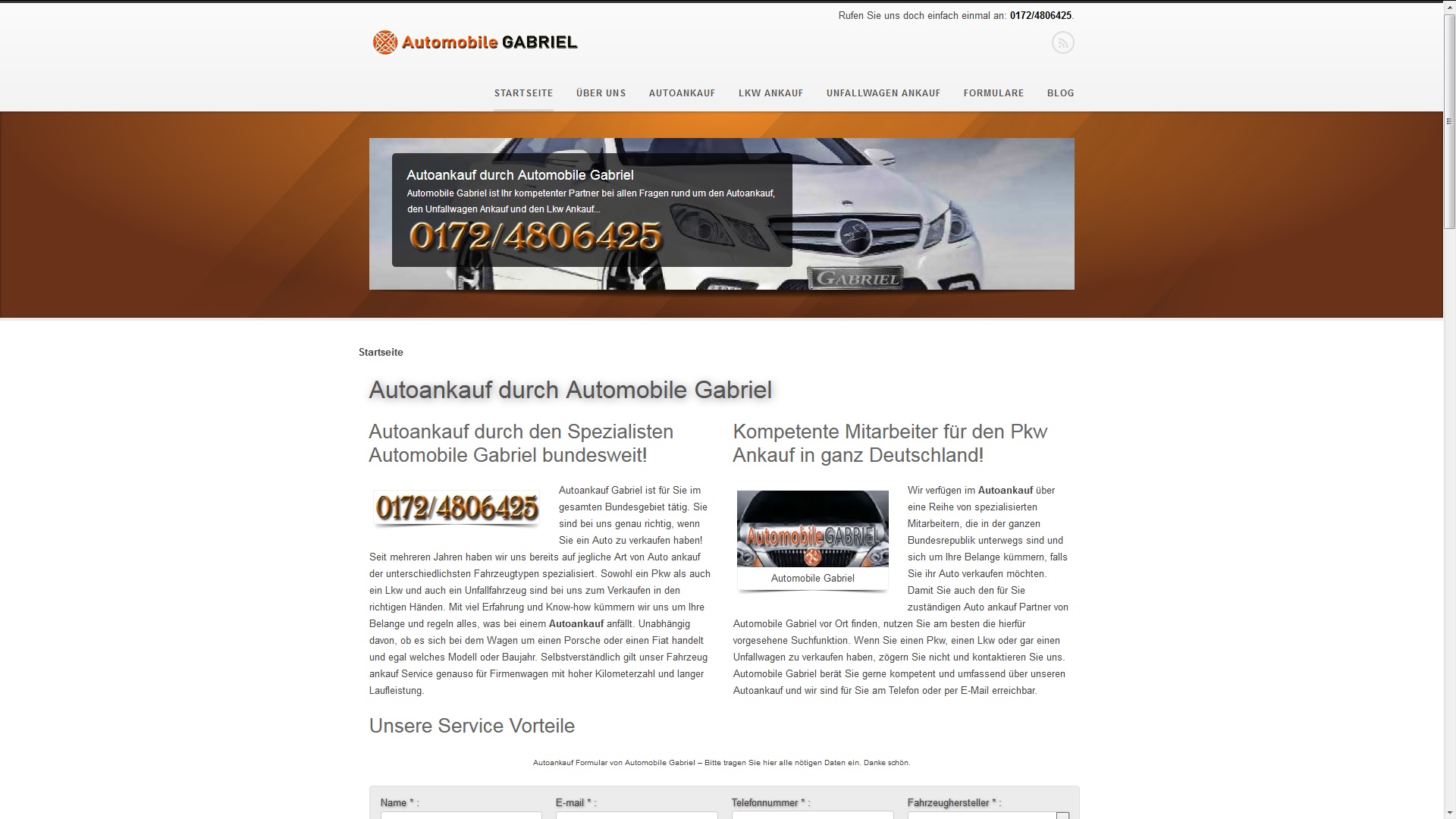 automobile gabriel webseite 1 - Der Autoankauf Dortmund garantiert eine kompetente Fahrzeugbewertung