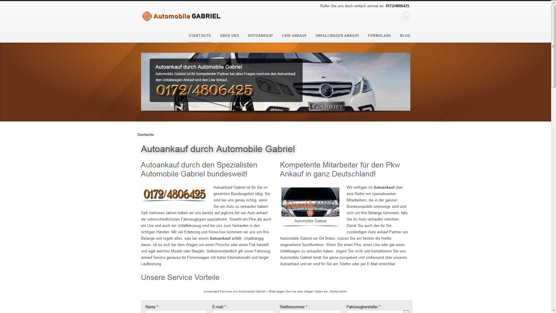 automobile gabriel webseite 1 - Autoankauf Bielefeld &#124; Automobile Gabriel