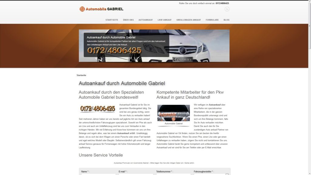 automobile gabriel webseite 1024x576 - Autoankauf Kamen : Gebrauchtwagen - Unfallwagen