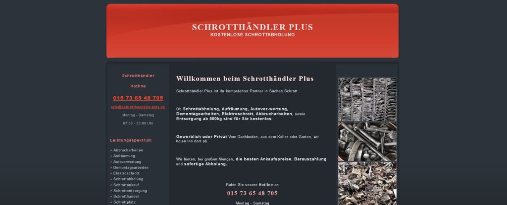 schrott plus 2 1024x415 - Schrottankauf Köln und Umgebung - Schrotthändler Plus