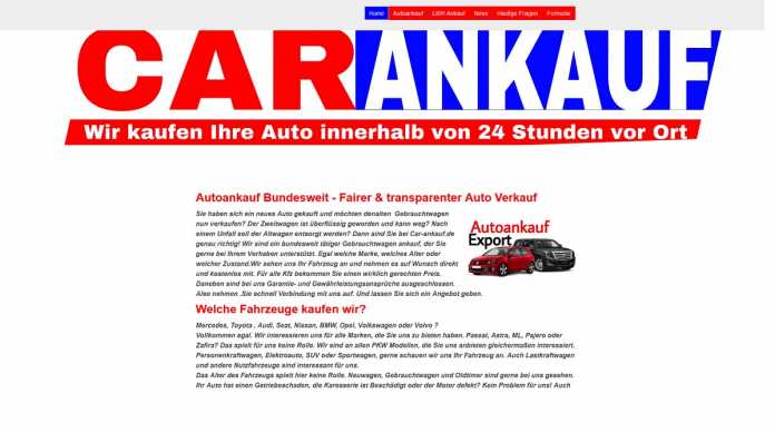 Autoankauf Bremen kauft jedes auch auch Unfallwagen