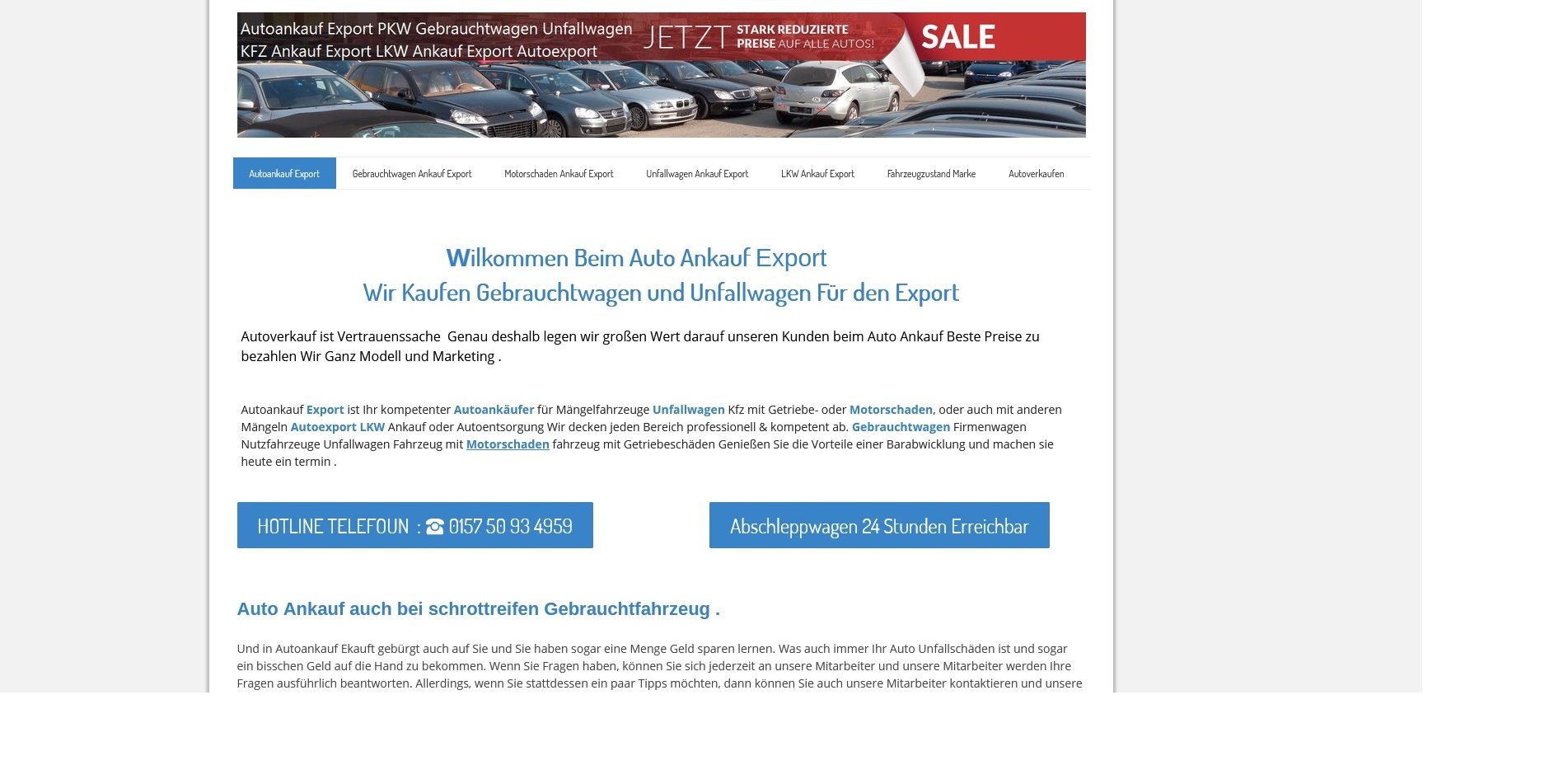 Kfz-Ankauf-export.de | Autoankauf Bremerhaven | Autoankauf Export Bremerhaven