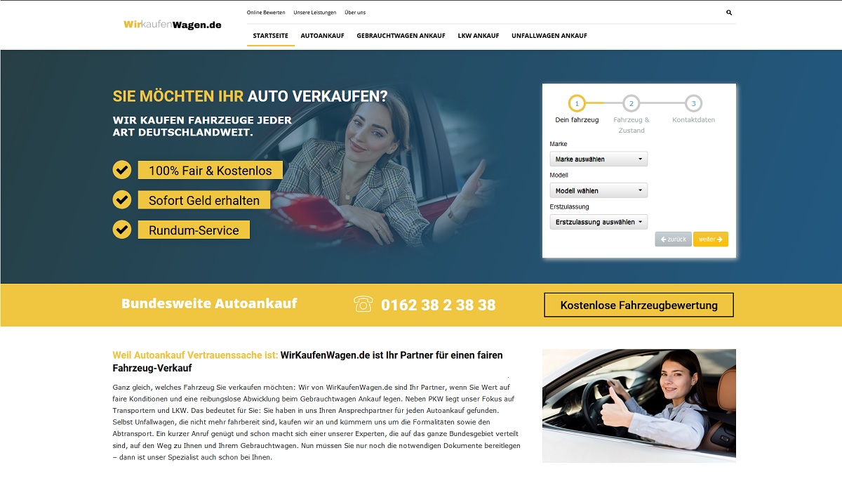 Autohändler Unna : wirkaufenwagen.de 59423 Unna in Autohändler 