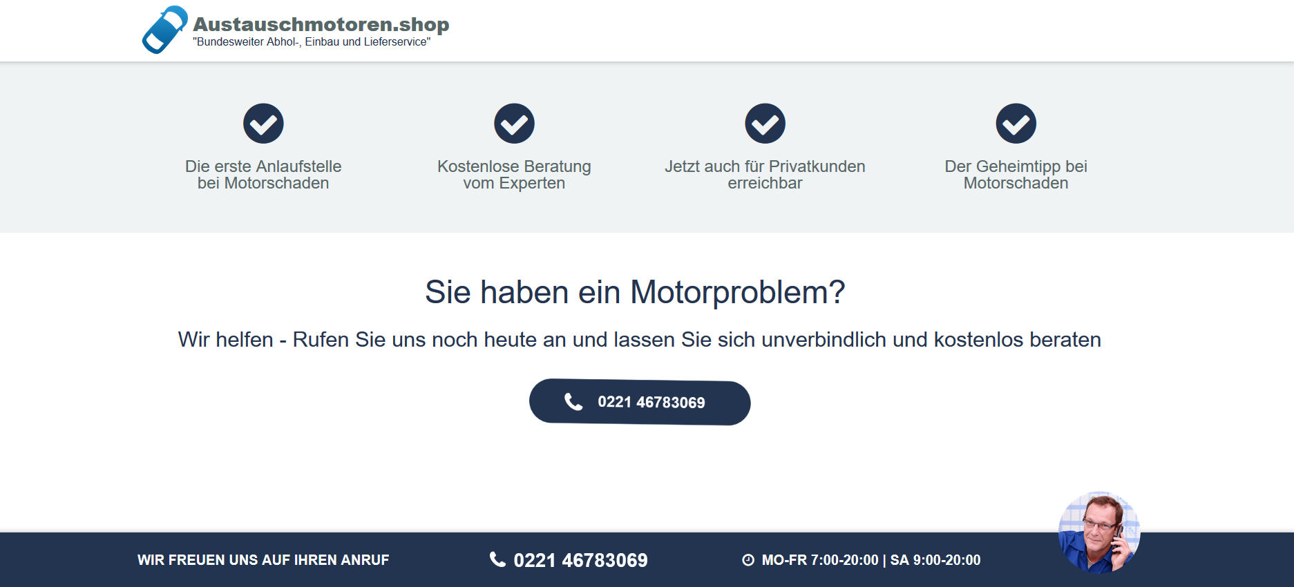 Autos mit Motorschäden