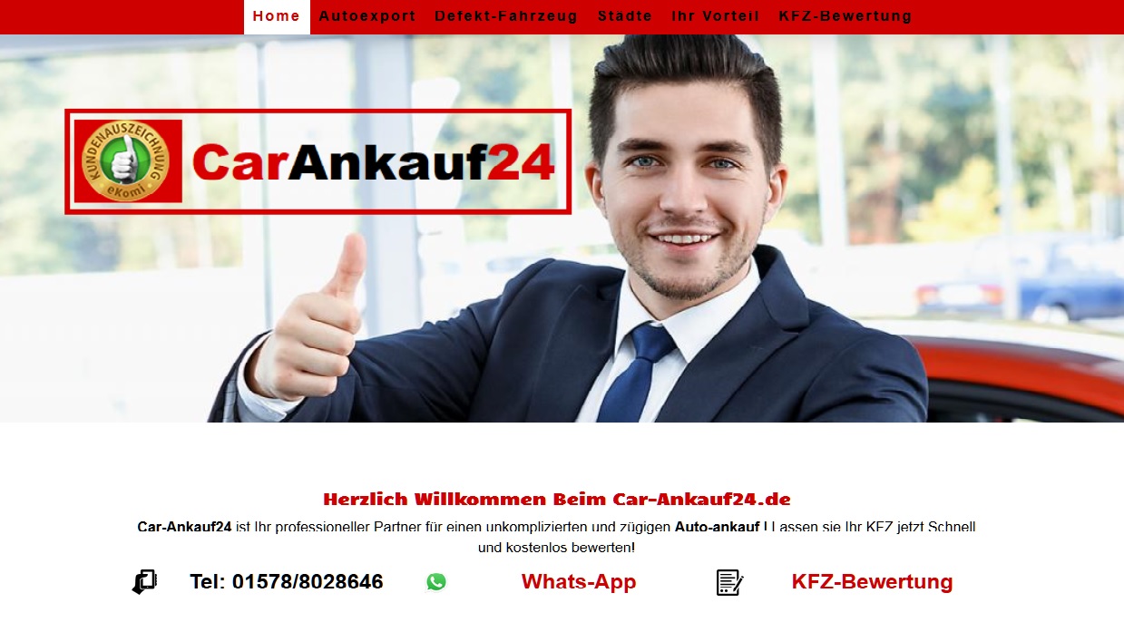 carankauf24 1 - Autoankauf Münster-Kostenlos KFZ-Bewertung-Höchstpreise für Ihren Gebrauchten zahlen