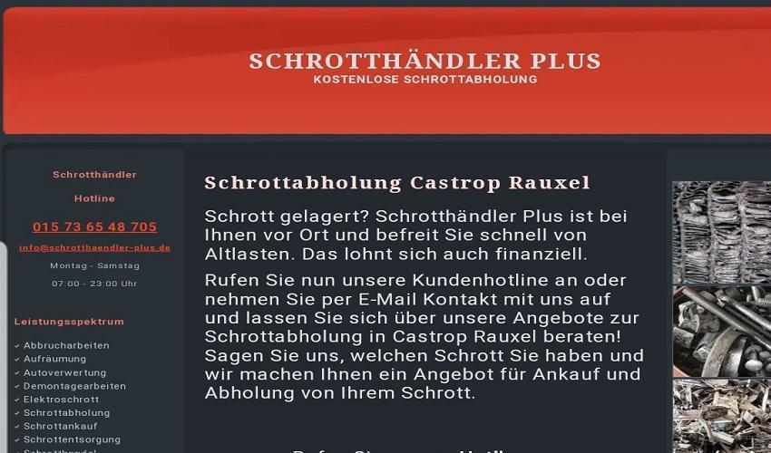 Schrottabholung in Castrop Rauxel