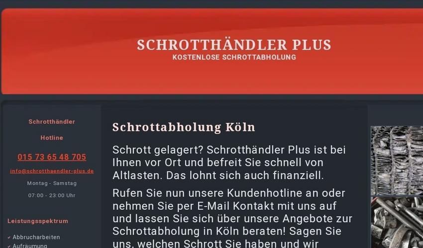 K%C3%B6ln - Kostenlose Abholung von Altmetall und Schrott in Köln und Umgebung