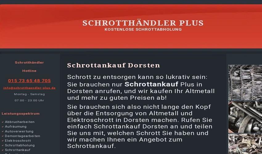 Schrotthändler zahlen wir gute Preise – durch Schrottankauf Dorsten