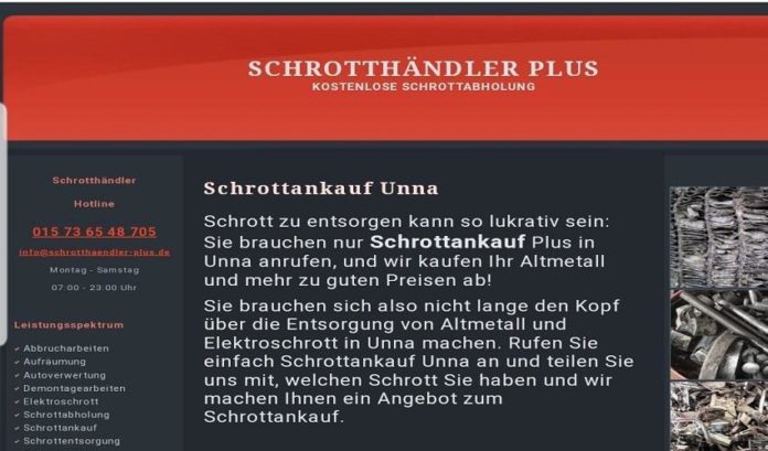 Schrottankauf Oberhausen