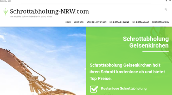 Der Schrottabholung Gelsenkirchen holt Ihren Metall- und Elektroschrott ab