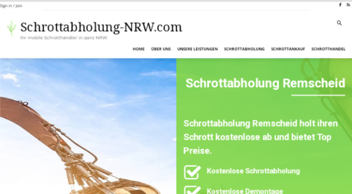 Der Schrottabholung Remscheid bietet gute Gründe für eine Schrottabholung