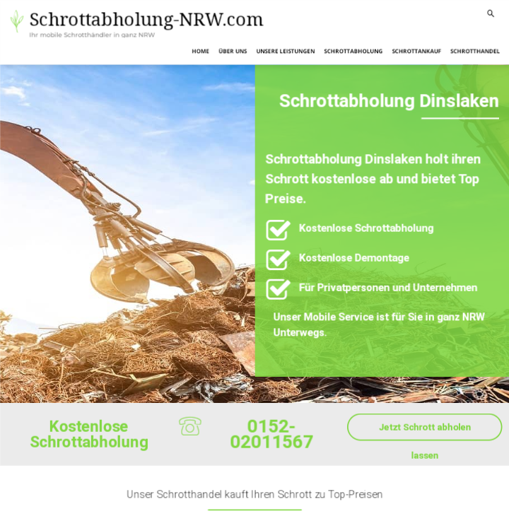 Schrottabholung Dinslaken