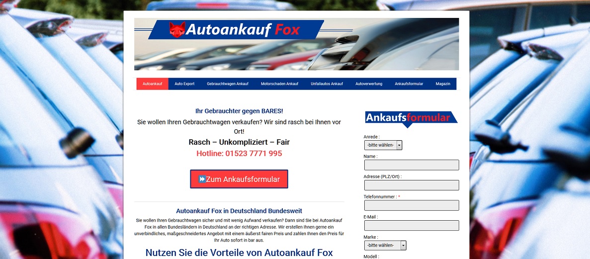 autoankauf fox - Autoankauf Fox kauft jeden Gebrauchtwagen an! Wir zahlen Höchstpreise