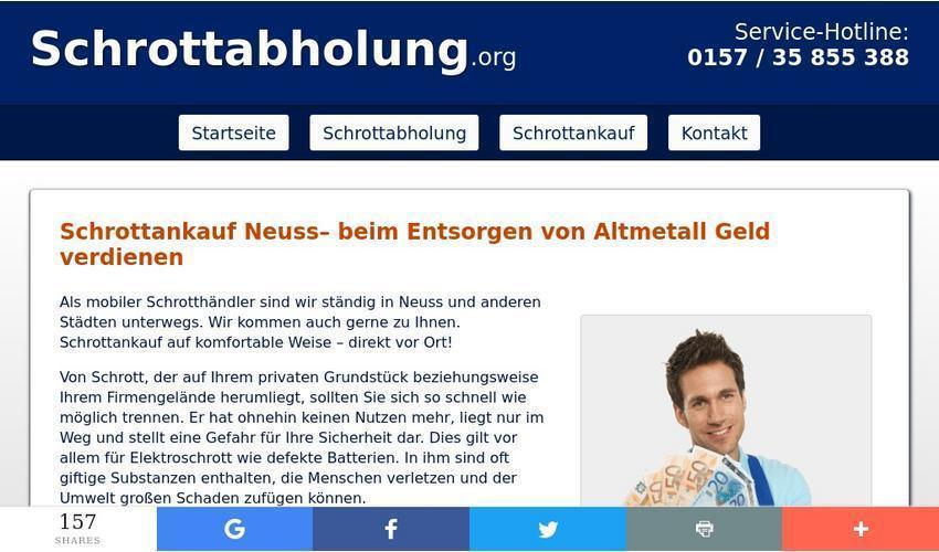 Recycling von Altmetall - Schrottankauf Neuss