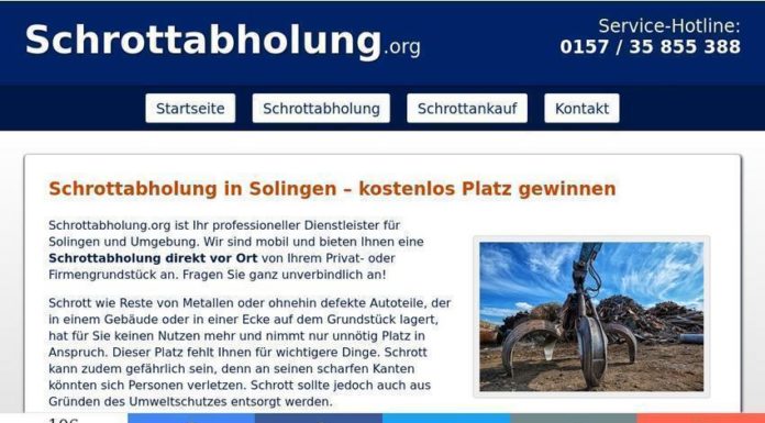 Wertvolles Altmetall – Schrottankauf Solingen