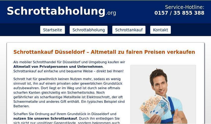 Schrottankauf in Düsseldorf - Schrottabholung.org