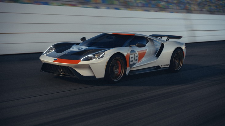 2021 Ford GT Heritage Edition 01 - Zwei neue Sonder-Editionen des Supersportwagens Ford GT