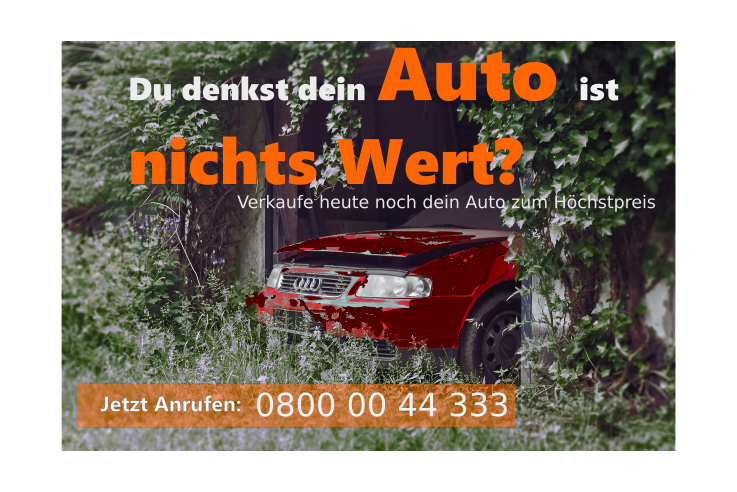 Auto defekt verkaufen - Wo verkaufe ich ein Auto mit Schaden?