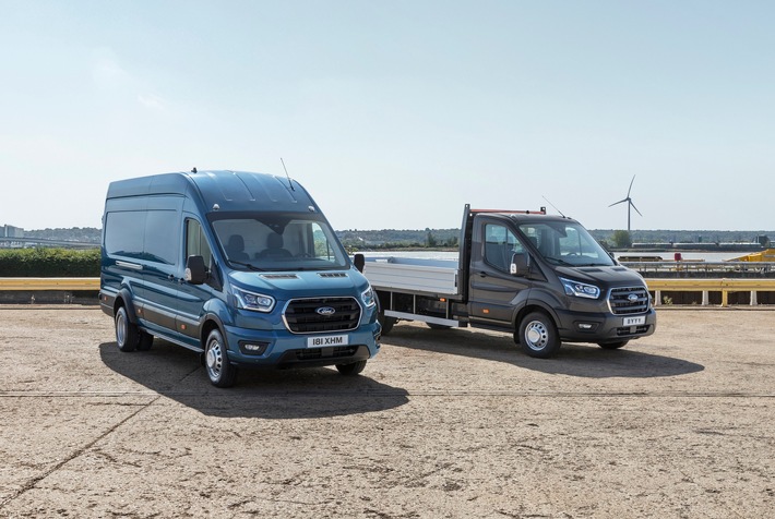 Ford Transit jetzt als 5-Tonner mit höherer Nutzlast lieferbar