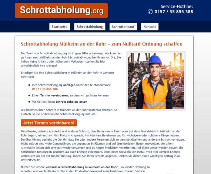 Schrottabholung Mülheim