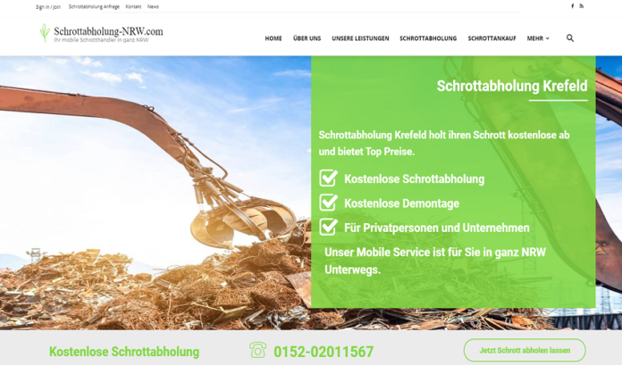 Schrottabholung Krefeld