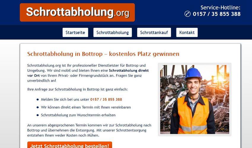 Schrottabholung Bottrop – fachgerechte Schrottentsorgung im Ruhrgebiet
