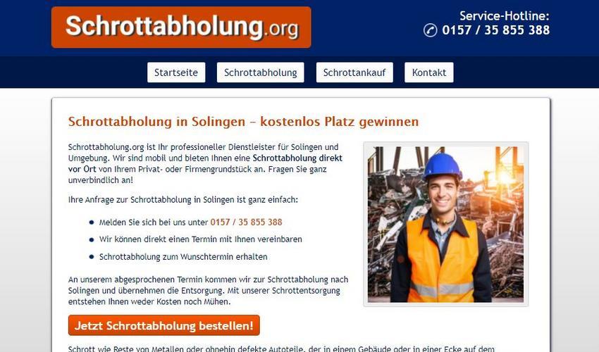 Schrottabholung Solingen