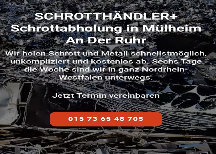 Schrottabholung Mülheim an der Ruhr