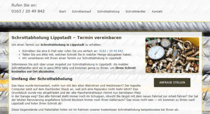 Schrottabholung Lippstadt-2226724f