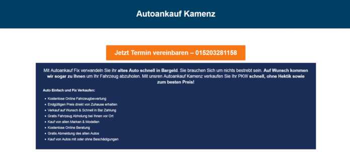 Autoankauf Kamenz