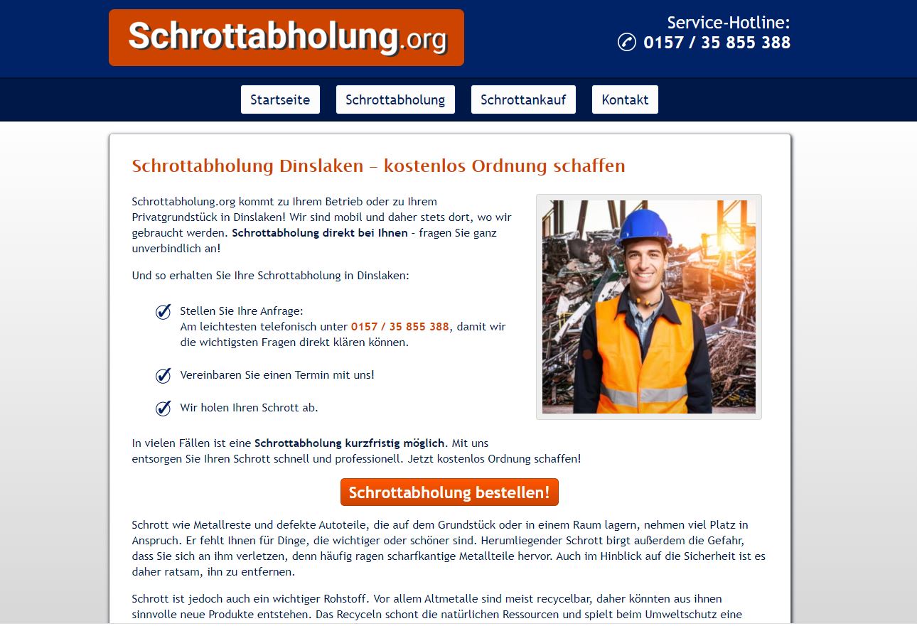 Schrottabholung.org Schottankauf in Dinslaken