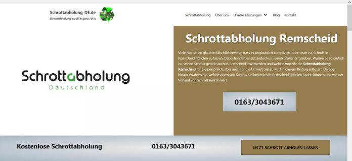 Schrottabholung