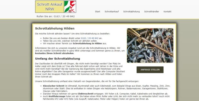 Schrottabholung Hilden-475d9cf0