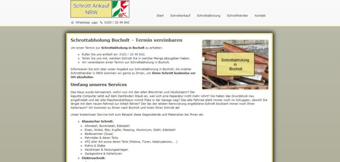 Schrottabholung Bocholt-ce4dd7a1