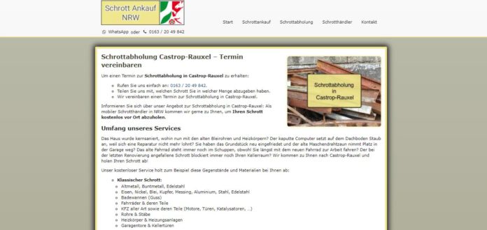 Schrottabholung Castrop-Rauxel-b24b551d