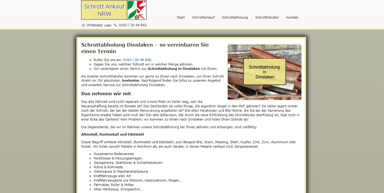 Schrottabholung Dinslaken-22b67c62