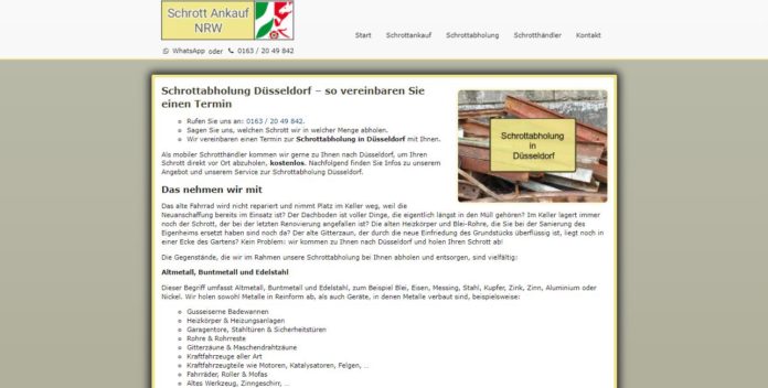 Schrottabholung Düsseldorf-aaa01477