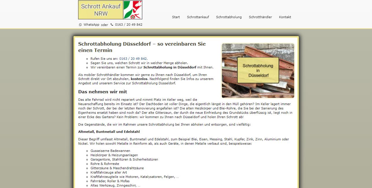 Schrottabholung Düsseldorf-aaa01477