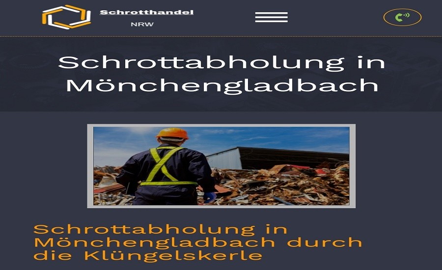 Schrottabholung in Mönchengladbach durch Mobile Schrotthändler-5be81525
