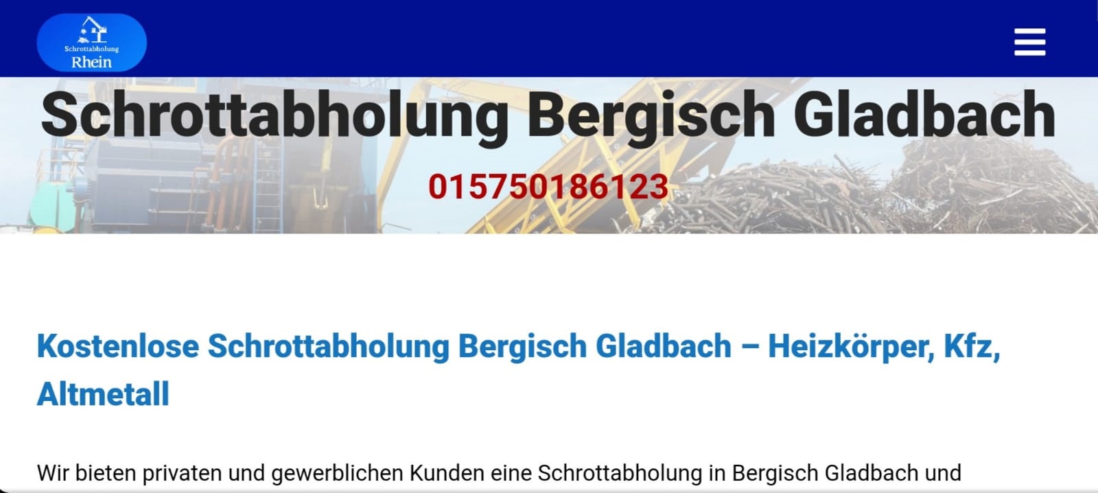 Schrottabholung Bergich Gladbach-70bcca96