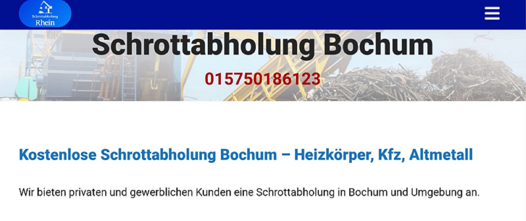 Schrottabholung Bochum-4ef0d429