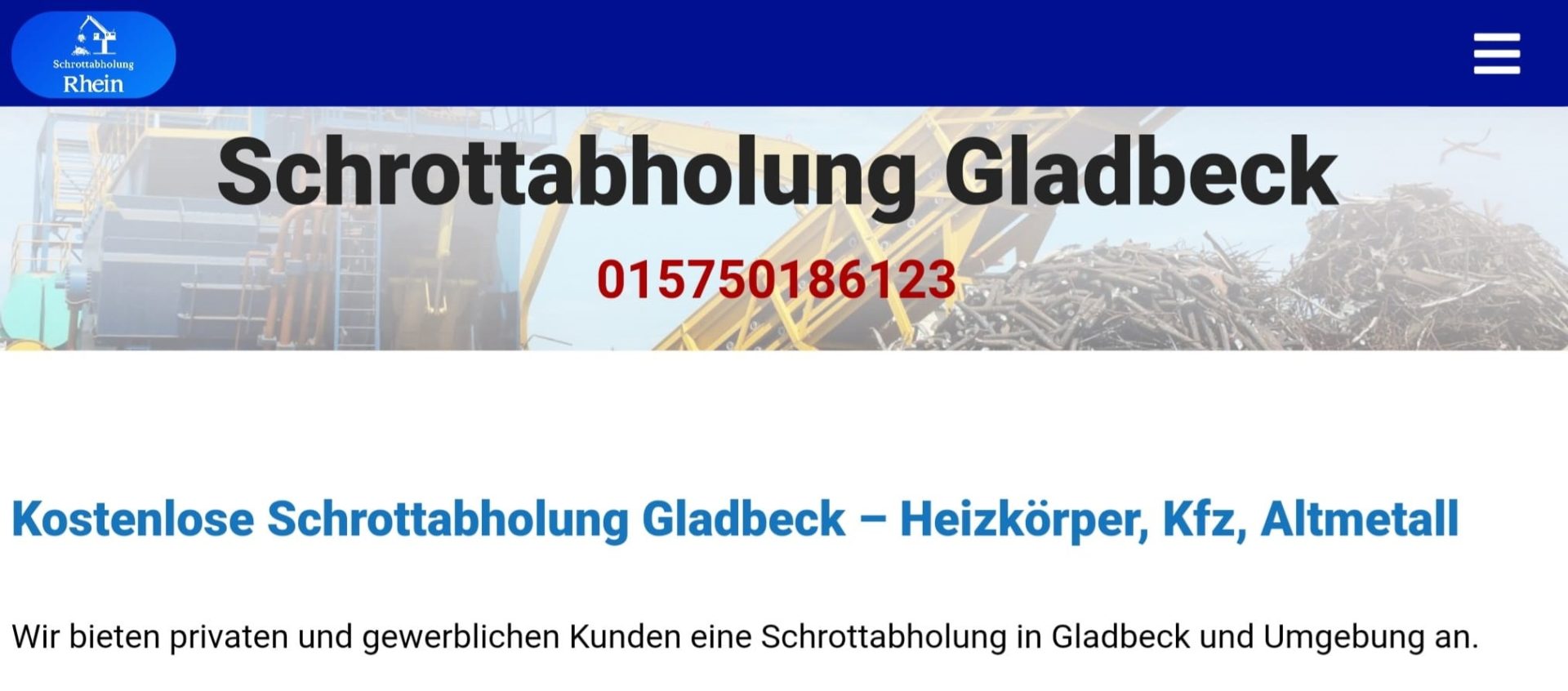 Schrottabholung Gladbeck-44c02e17