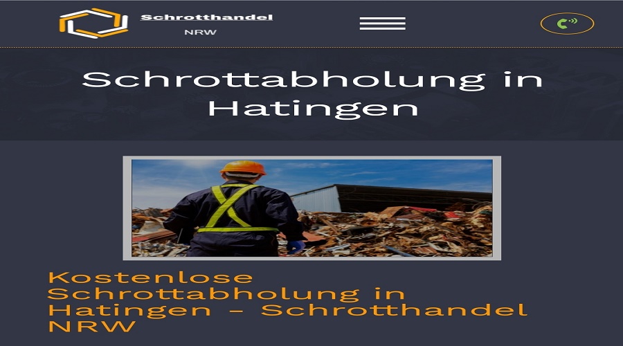 Schrottabholung Hattingen Wir übernehmen Schrott aller Art-8b127401