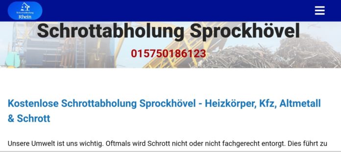 Schrottabholung Sprockhövel-4aa3566a