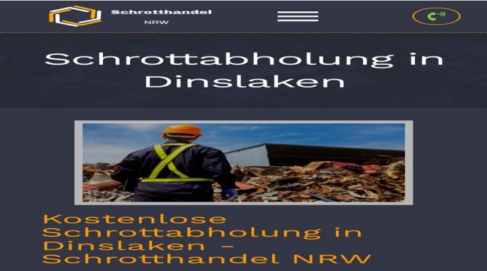 Schrottabholung in Dinslaken unkompliziert direkt vom Kunden zuhause ab-949ec5ba