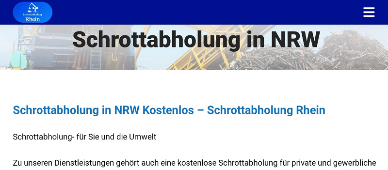 Schrottabholung NRW-350aec0c