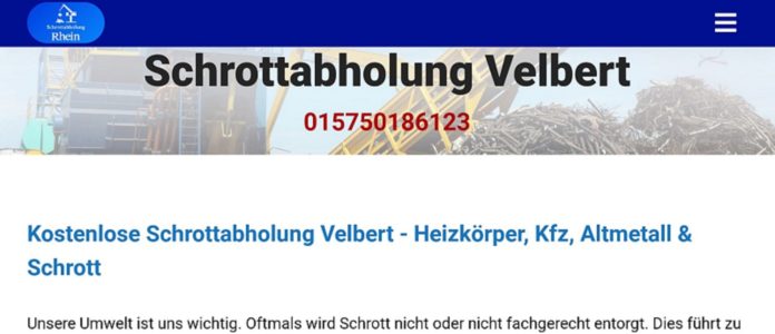 Schrottabholung Velbert-b3e76dff