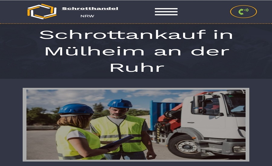 Schrottankauf in Mülheim an der Ruhr und Ruhrgebiet Altmetall Ankauf