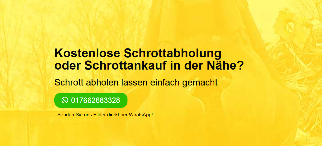 Schrottservice für Gewerbe und Privathaushalte in Köln - Schrottabholung TOP