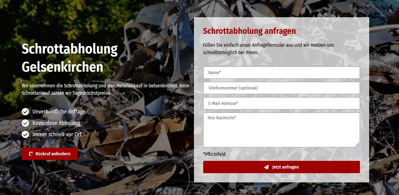 Schrottabholung gelsenkirchen nrw 24 - Fahrender Altmetallsammeldienst in ihre Stadt Gelsenkirchen durch Schrottabholung-Nrw24.de - ein Anruf genügt